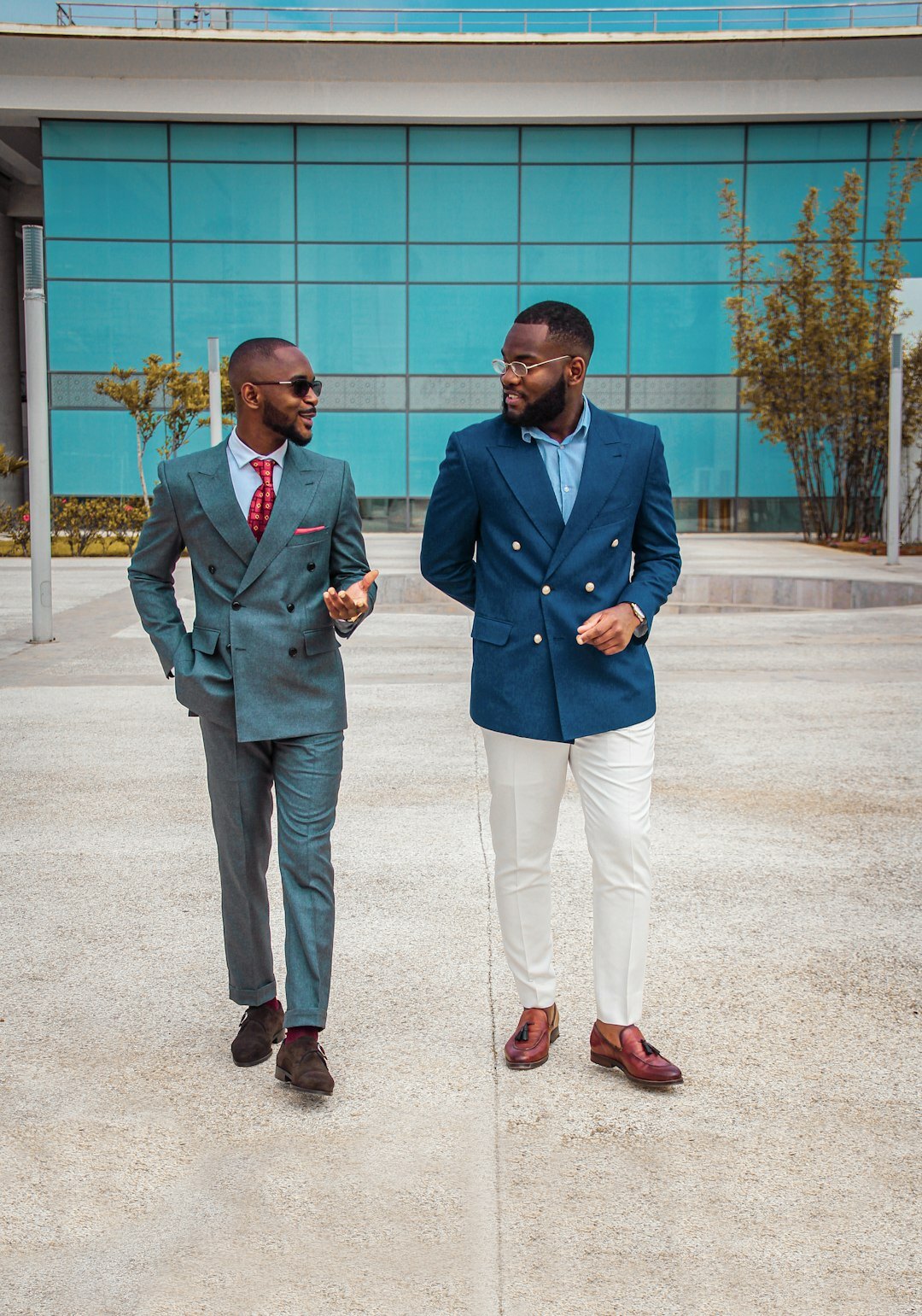 Two business professionals shaking hands after a meeting